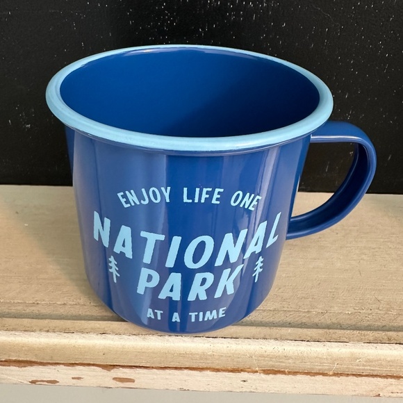 Target Bullseye Metal Enamel Camping Mugs "National Park" & "Let's Go Outside" - Picture 3 of 10